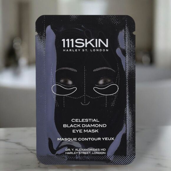 NEW! One Viral 111Skin BLACK DIAMOND Lifting Firming Retinol Eye Mask Celebrity - Picture 1 of 1